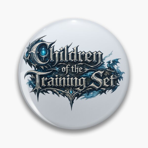 Item preview, Children of the Training Set – Gothic AI Fantasy Design designed and sold by Nerd Romance Café.