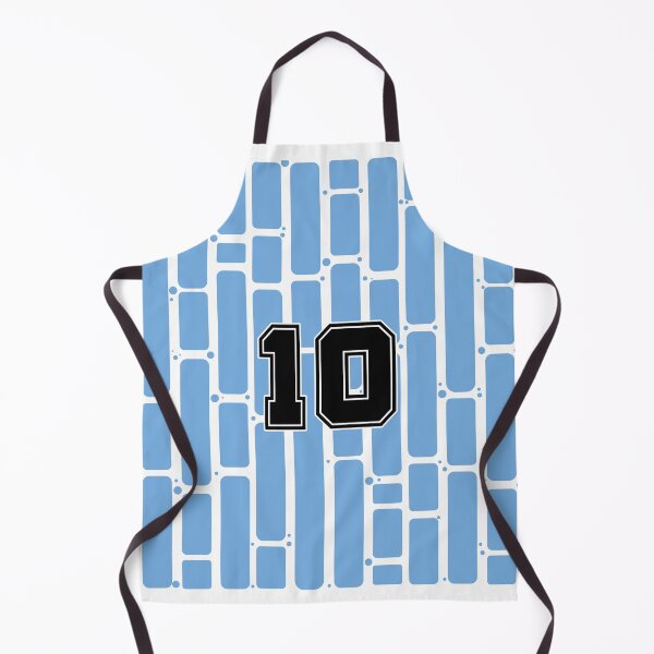 Item preview, Football Number 10 Light Blue and White Sports Jersey Tee designed and sold by SIXTEENITY.