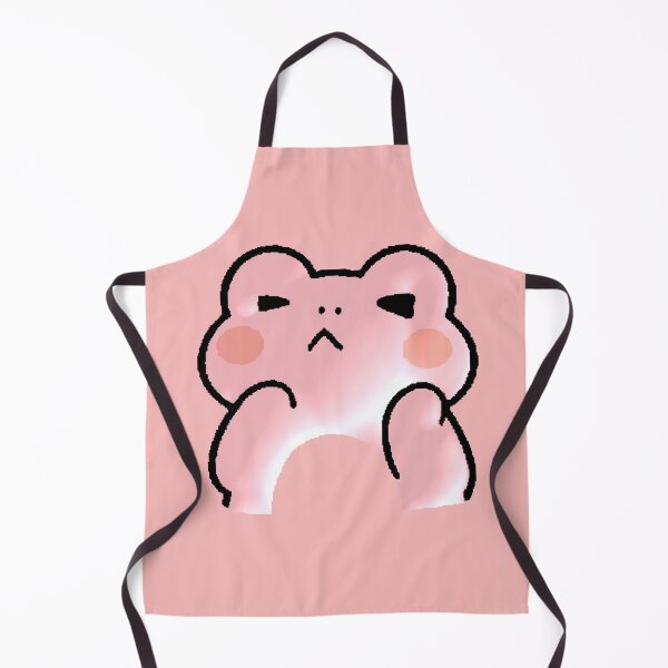 Item preview, Kawaii Frog Sad Pixel Aesthetic Pink designed and sold by AstronautMerch.
