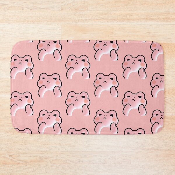 Item preview, Kawaii Frog Sad Pixel Aesthetic Pink designed and sold by AstronautMerch.