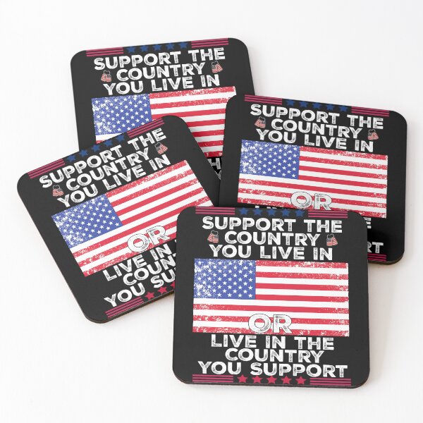 Item preview, Support The Country You Live In Or Live In The Country You Support American Patriotism designed and sold by SofenArt.