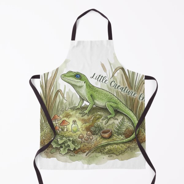 Item preview, Little Creature Energy Green Anole Lizard Sticker designed and sold by HoneyBreezeCo.