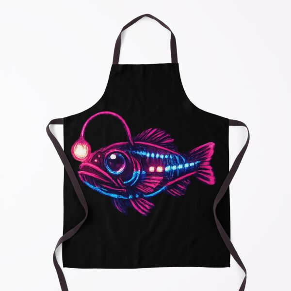 Item preview, Lanternfish - neon deep sea fish designed and sold by DamioPolArt.
