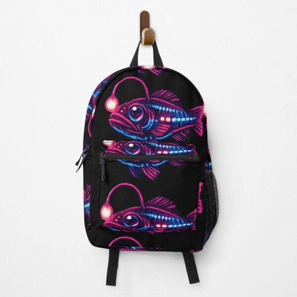 Item preview, Lanternfish - neon deep sea fish designed and sold by DamioPolArt.
