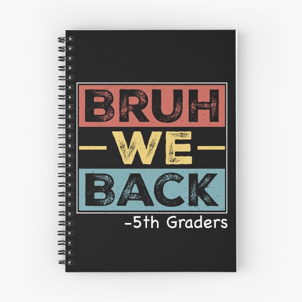 Item preview, Bruh We Back -5th Graders Fifth Grade Student Back To School designed and sold by SofenArt.