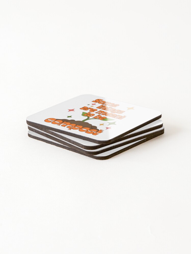 Thumbnail 4 of 5, Coasters (Set of 4), Compost designed and sold by HyperSpoon.
