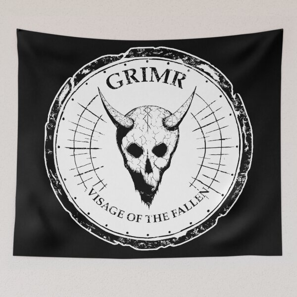 Item preview, Grimr - Visage of the Fallen | Grunge Horned dark creature designed and sold by surmind.