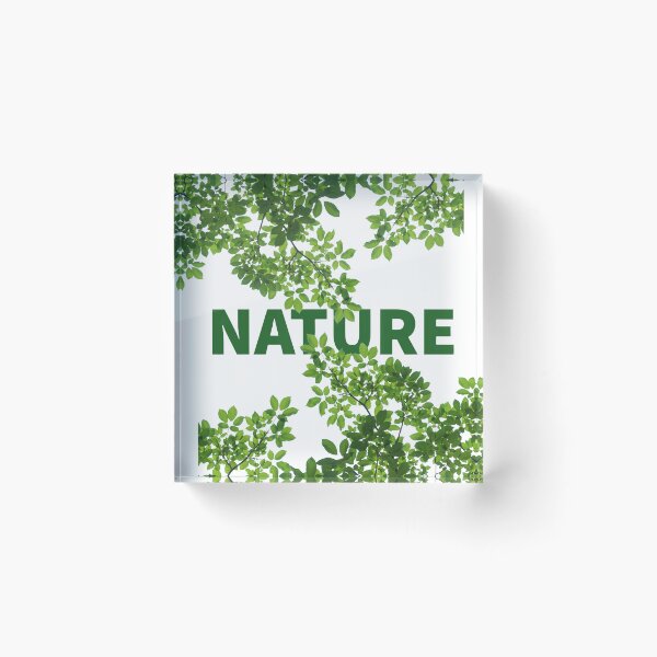 Item preview, Nature Green Leaf Typography Art designed and sold by Sharpy-X.