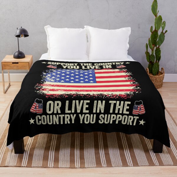 Item preview, Support The Country You Live In Or Live In The Country You Support Patriotic American Pride United States designed and sold by SofenArt.