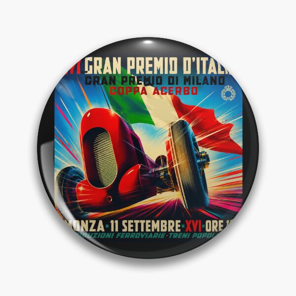 Item preview, Vintage Italian Grand Prix Art Deco Racing Posters #14 designed and sold by Helios Be. Lavsh.