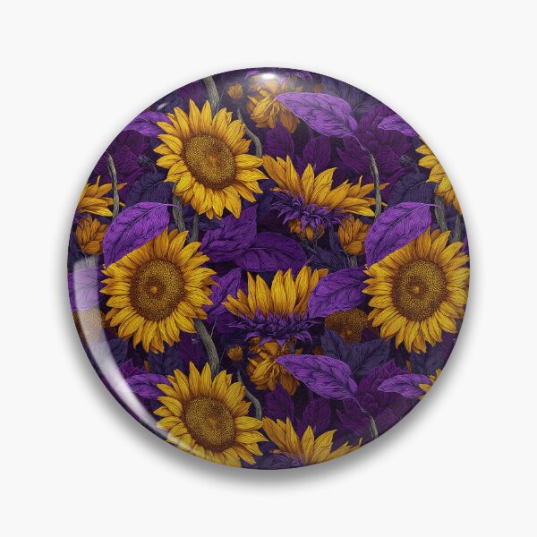Item preview, Flourishing Sunflower Print  - Retro Flower Floral - Gifts For Couples designed and sold by RoyalStarsPatts.