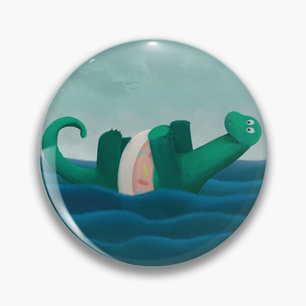Item preview, Dinosaur in a Rubber Ring designed and sold by LucyWinton.