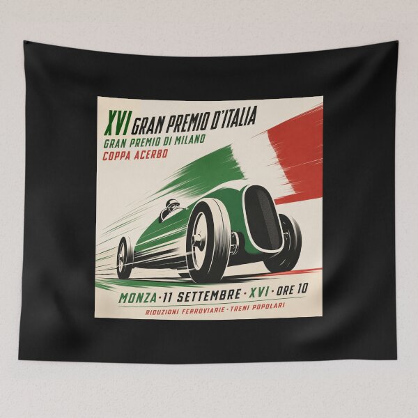 Item preview, Vintage Italian Grand Prix Art Deco Racing Posters #15 designed and sold by Helios Be. Lavsh.