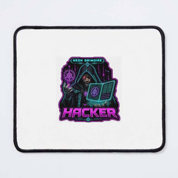 Item preview, Neon Grimoire Hacker Magic Tech Art designed and sold by thabisomthembu.