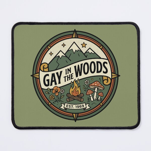 Item preview, Gay in the Woods designed and sold by tigrootiger.