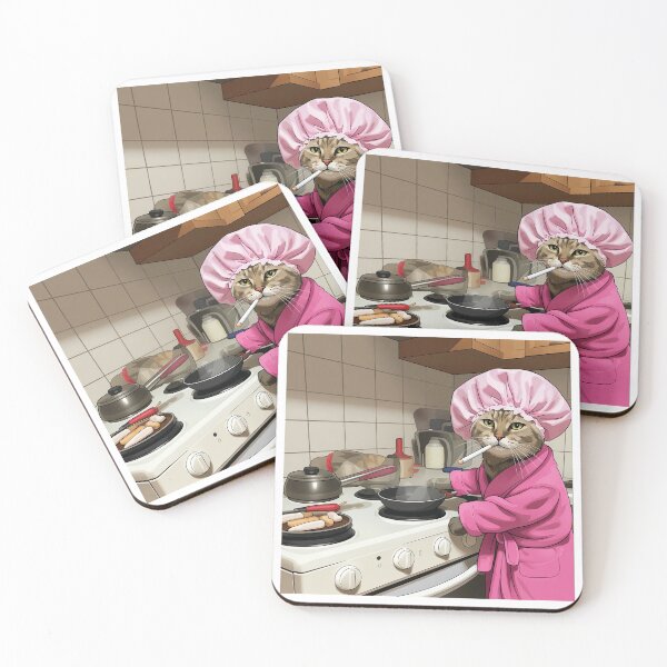 Item preview, Funny Housewife Cat Stupid Brainrot Gift designed and sold by RomeroDane.