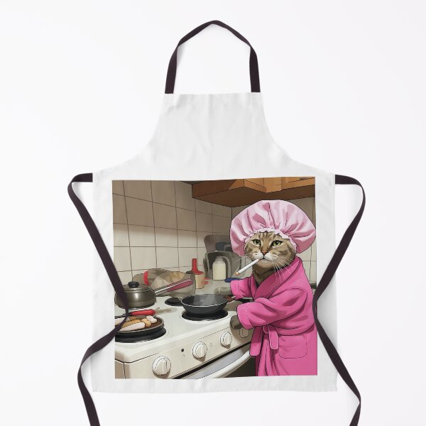 Item preview, Funny Housewife Cat Stupid Brainrot Gift designed and sold by RomeroDane.