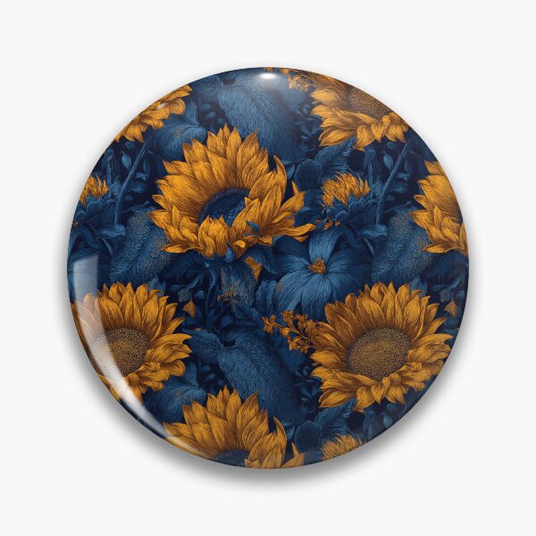 Item preview, Wild Sunflower Floral  - Retro Flower Floral - Gifts For Dad designed and sold by RoyalStarsPatts.