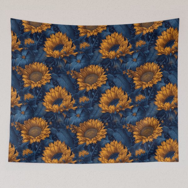 Item preview, Wild Sunflower Floral  - Retro Flower Floral - Gifts For Dad designed and sold by RoyalStarsPatts.