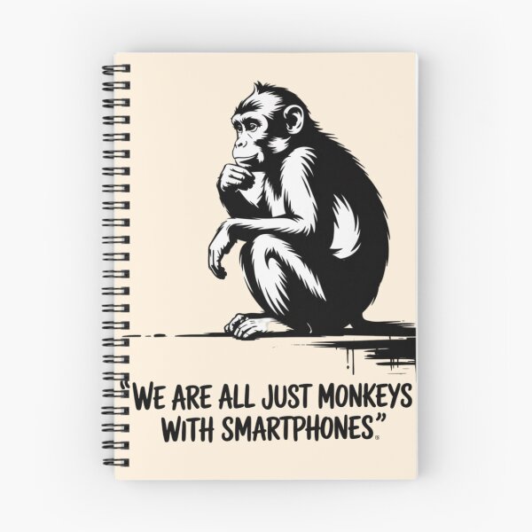 Item preview, Banksy We are all just monkeys with smartphones designed and sold by 123ks.