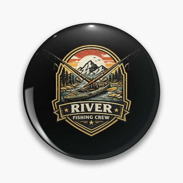 Item preview, River Fishing Crew Kayak Adventure designed and sold by ubeyeart.