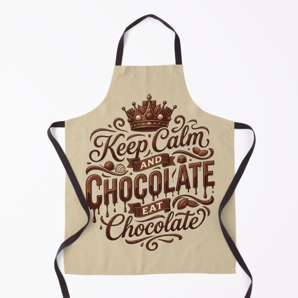 Item preview, World Chocolate Day Funny Gift For Sweet Tooth Lovers – Keep Calm And Eat Chocolate designed and sold by Im-Ara.