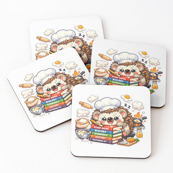 Item preview, Stressed Chef Hedgehog Funny Kitchen Cooking Humor designed and sold by MIROUZ2000.