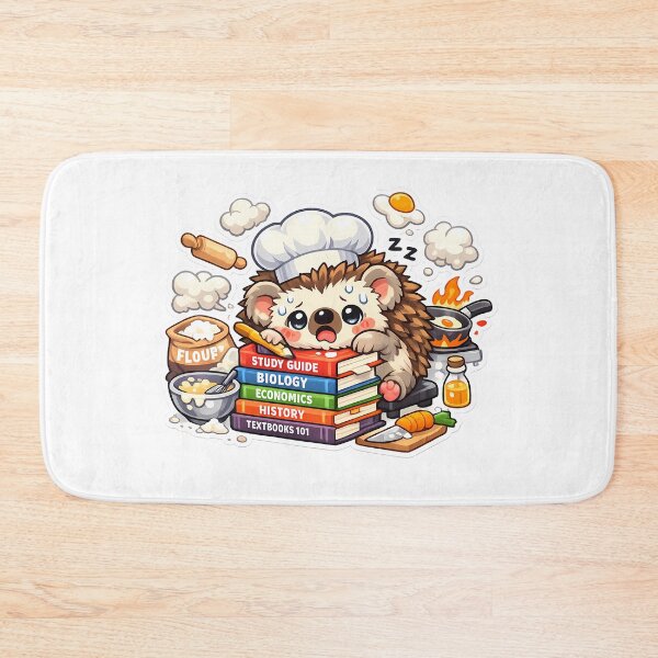 Item preview, Stressed Chef Hedgehog Funny Kitchen Cooking Humor designed and sold by MIROUZ2000.