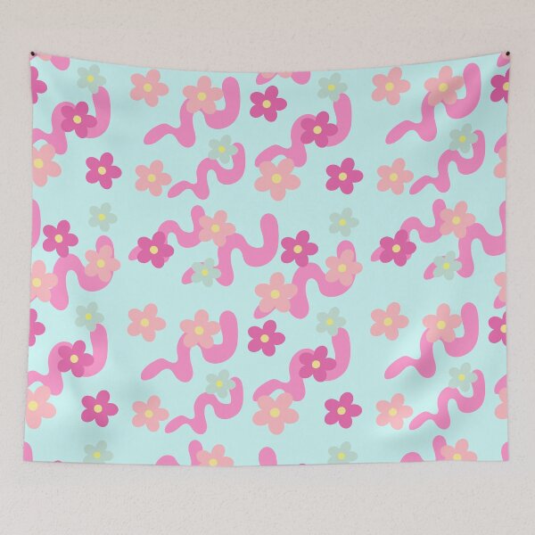 Item preview, Abstract flower summer vibe pattern designed and sold by BritishDelights.