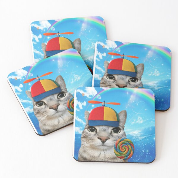 Item preview, Happy Cat Dreamcore Brainrot Meme designed and sold by CaulfAyiana.