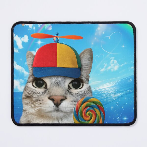 Item preview, Happy Cat Dreamcore Brainrot Meme designed and sold by CaulfAyiana.