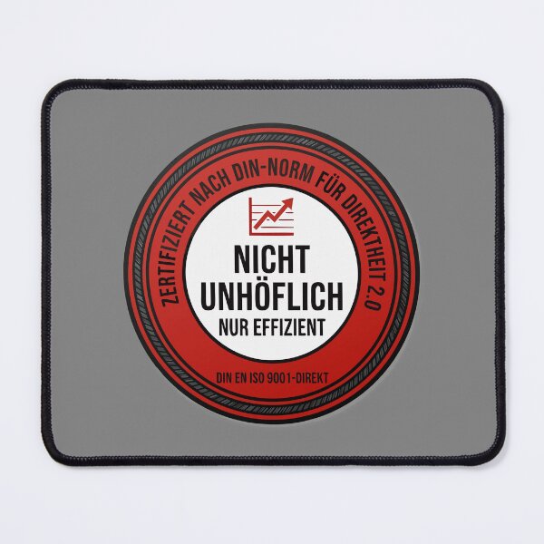 Item preview, Nicht Unhöflich Nur Effizient – Funny German Directness Certified Humor Gift designed and sold by Velustro Shop.
