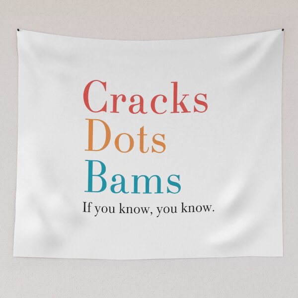 Item preview, Cracks Dots Bams If You Know designed and sold by RustHannahOne.