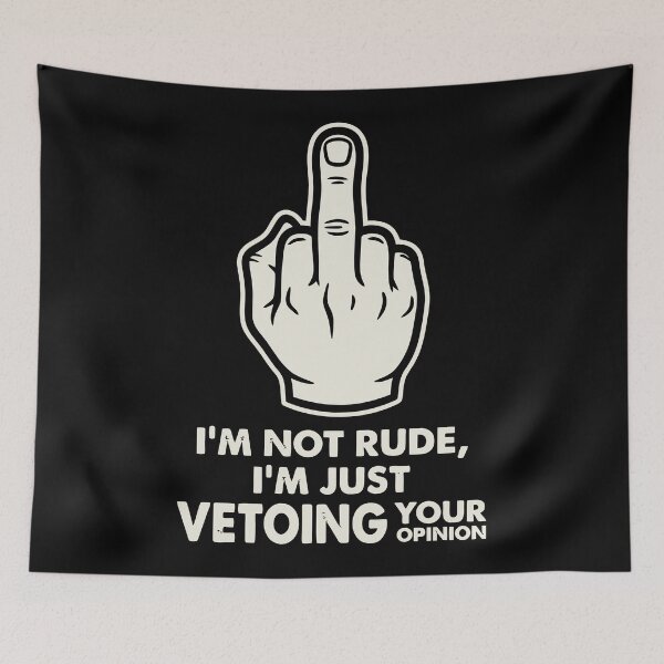 Item preview, Vetoing Your Opinion designed and sold by Amir Faysal.
