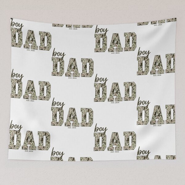 Item preview, Boy Dad Camo Letters Est 2026 Fatherhood Announcement designed and sold by thefirstbroo.