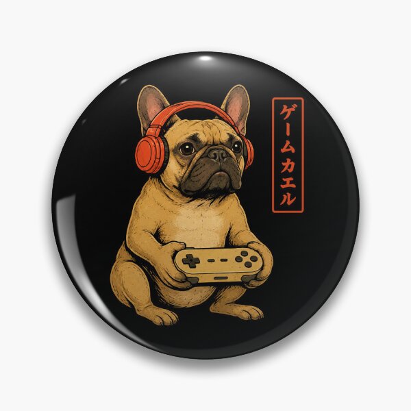 Item preview, Japanese Gamer french bulldog Art Men Women Boys Funny Vintage Gaming designed and sold by will freed18.