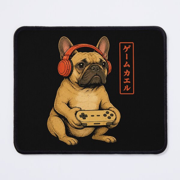 Item preview, Japanese Gamer french bulldog Art Men Women Boys Funny Vintage Gaming designed and sold by will freed18.