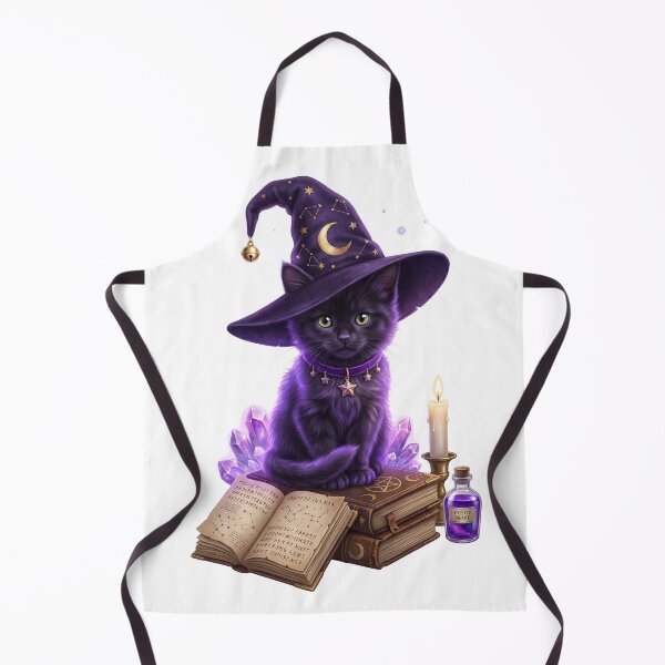 Item preview, Magical Purple Kitten Witchy Aesthetic Art designed and sold by Spiritualwall.