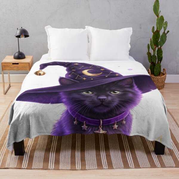 Item preview, Magical Purple Kitten Witchy Aesthetic Art designed and sold by Spiritualwall.