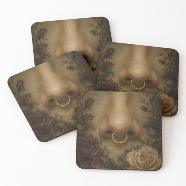 Item preview, Floral Nose Ring Portrait designed and sold by VelarisMoon.