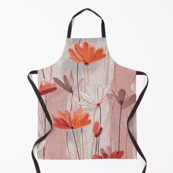 Item preview, Vintage Terracotta Wildflowers Oil Paint Pastel Floral Art designed and sold by LYAN-STORE.