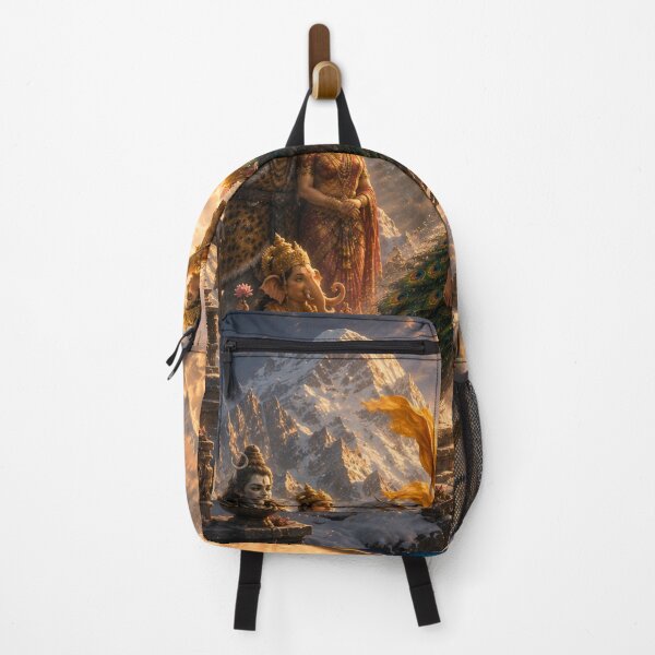 Item preview, Ganesha Wisdom Series: Kartikeya's Cosmic Quest Begins | Launch from Mount Kailash | Hindu Mythology Wall Art designed and sold by Homyar.