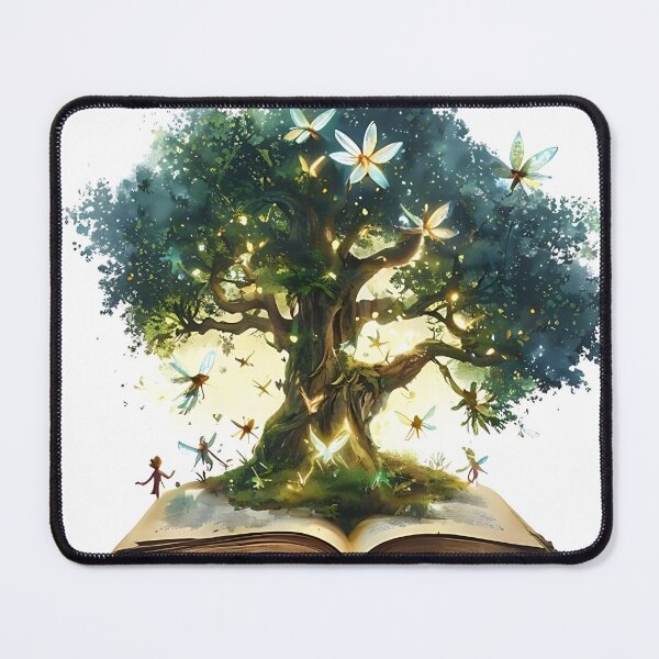 Item preview, Magic Book: Glowing Tree from Open Book with Fairi designed and sold by Mercella-Inc.
