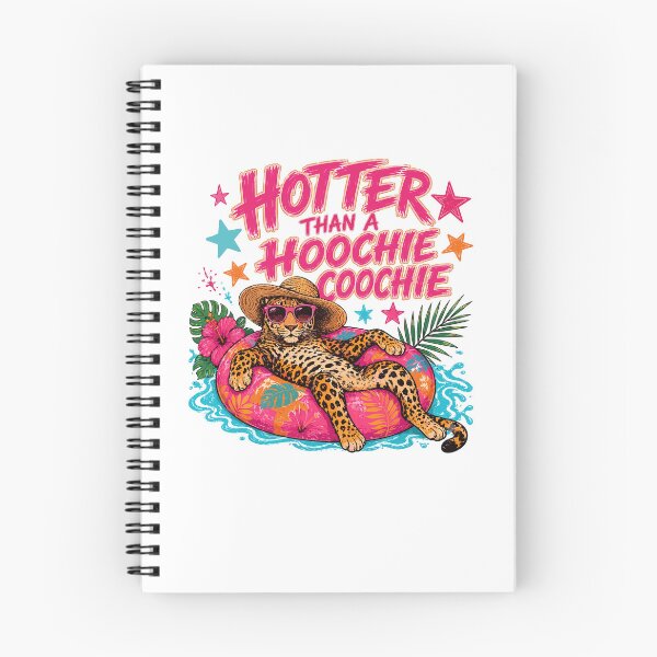 Item preview, Hotter Than A Hoochie Coochie Funny Leopard Pool Party Summer designed and sold by thefirstbroo.