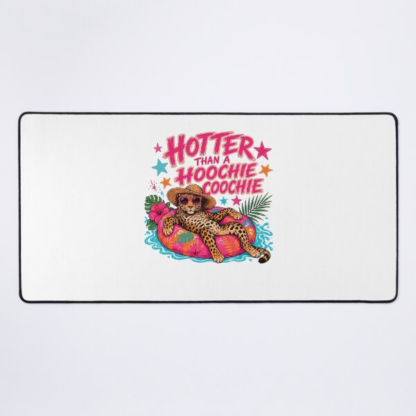 Item preview, Hotter Than A Hoochie Coochie Funny Leopard Pool Party Summer designed and sold by thefirstbroo.