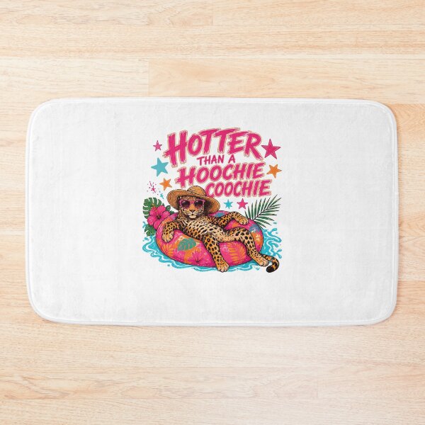 Item preview, Hotter Than A Hoochie Coochie Funny Leopard Pool Party Summer designed and sold by thefirstbroo.