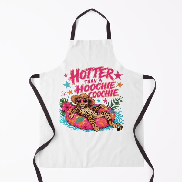 Item preview, Hotter Than A Hoochie Coochie Funny Leopard Pool Party Summer designed and sold by thefirstbroo.