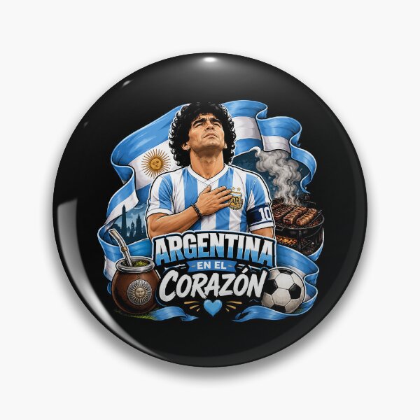 Item preview, Maradona, Argentina in my heart designed and sold by Imprearte.