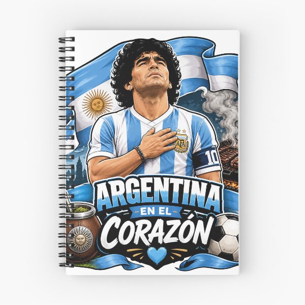 Item preview, Maradona, Argentina in my heart designed and sold by Imprearte.