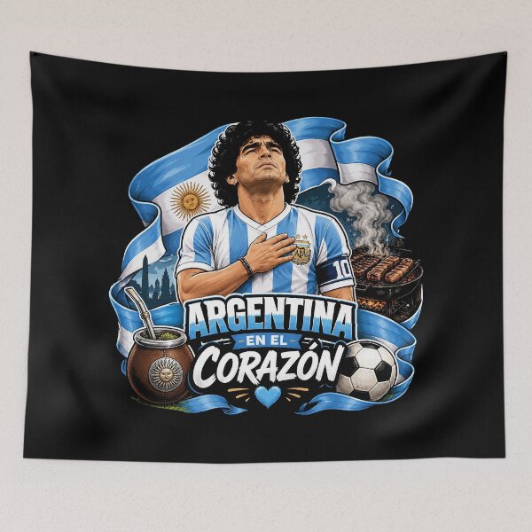 Item preview, Maradona, Argentina in my heart designed and sold by Imprearte.